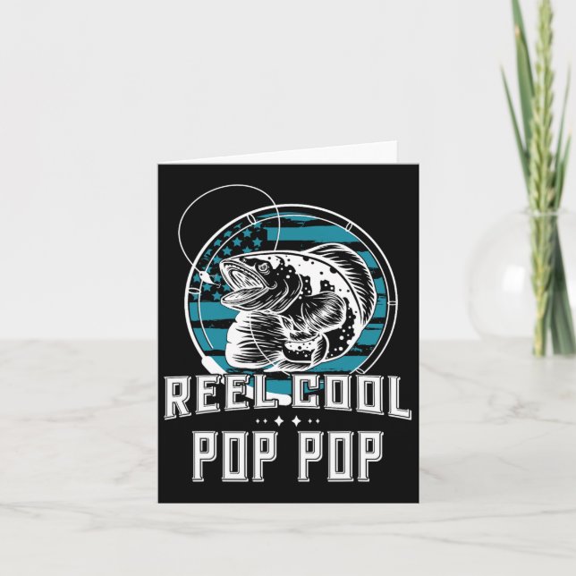 Tarjeta Regalo Para El Día Del Padre Tee - Reel Guay Pop F (Anverso)