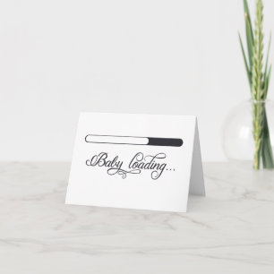 Tarjeta Regalo para el saludo en blanco de la próxima mamá