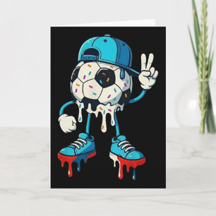Tarjeta Regalo para fanático del equipo genial de fútbol a