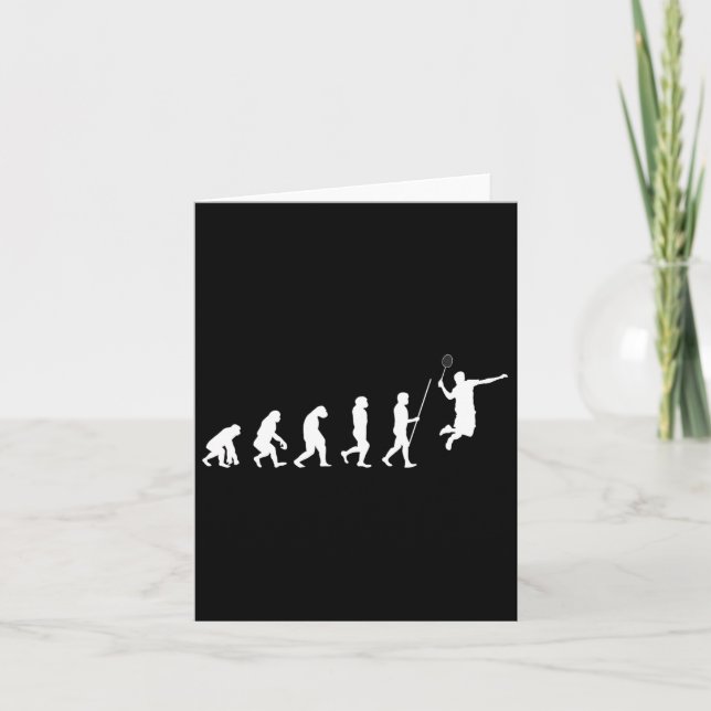 Tarjeta Regalo para jugador de bádminton de Evolution Badm (Anverso)