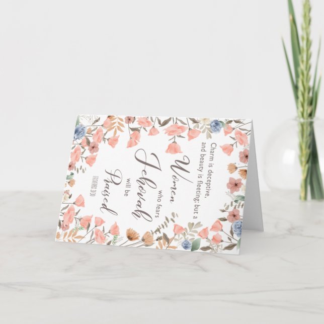 Tarjeta Regalo para la esposa de JW Elders (Anverso)