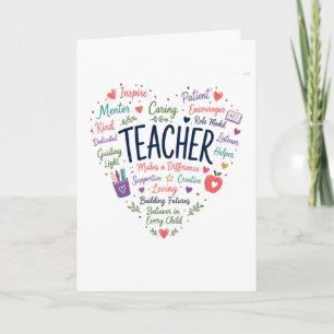 Tarjeta Regalo para Maestro
