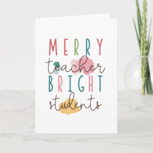 Tarjeta Regalo para Maestro Maestro Alegre Estudiantes B
