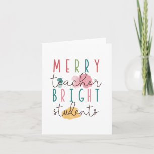 Tarjeta Regalo para Maestro Maestro Alegre Estudiantes B