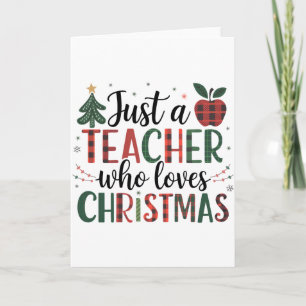 Tarjeta Regalo para maestro   Solo un maestro que ama la N