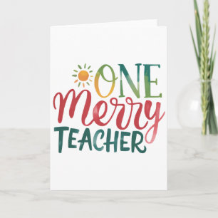 Tarjeta Regalo para Maestro Un Maestro Alegre