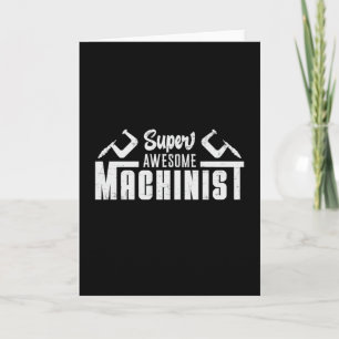 Tarjeta Regalo para maquinista de máquinas CNC idea de maq