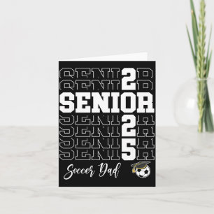 Tarjeta Regalo para padre de fútbol Senior Cl de 2025 - Se