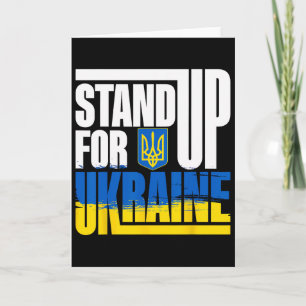 Tarjeta Regalo para simpatizantes de Stand Up For Ukraine
