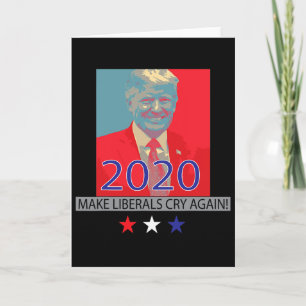 Tarjeta Regalo Patriótico Para Que Trump Haga Llorar a los