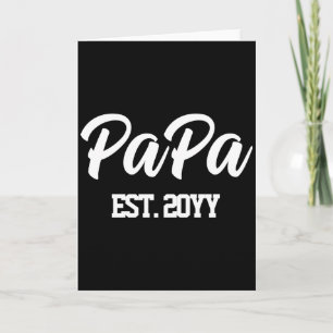 Tarjeta Regalo personalizado de año nuevo papá Est
