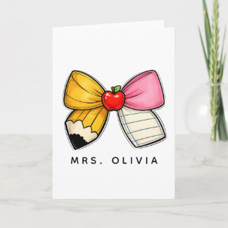 Tarjeta Regalo Personalizado para Maestros | Maestro Perso