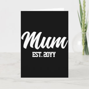 Tarjeta Regalo Personalizado Para Nueva Mamá Año Estableci