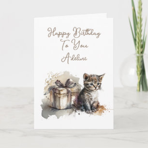 Tarjeta Regalo personalizado personalizado de cumpleaños y