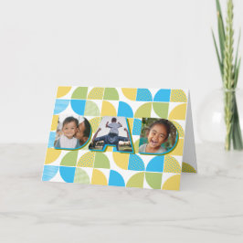 Tarjeta Regalo personalizado vibrante para el Día del Padr