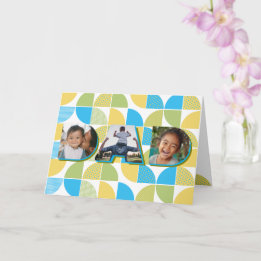 Tarjeta Regalo personalizado vibrante para el Día del Padr