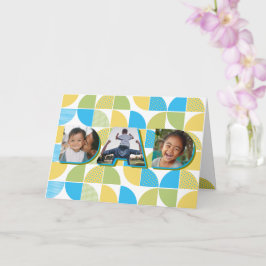 Tarjeta Regalo personalizado vibrante para el Día del Padr