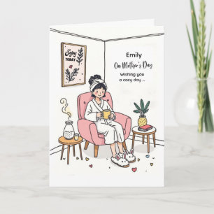 Tarjeta Regalo Personalizado y Acogedor para Mamá Cuidado 