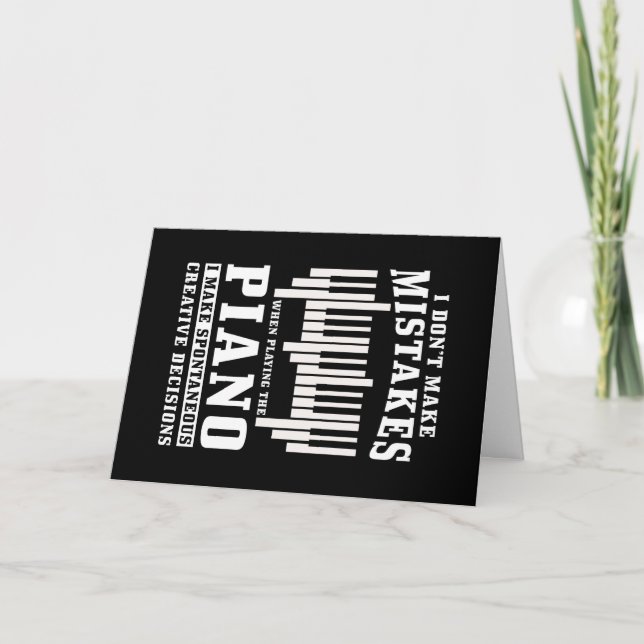 Tarjeta Regalo pianista (Anverso)