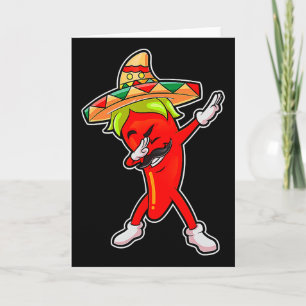 Tarjeta Regalo Pimiento Dabb Cute Chili Mexicano Jalapen C