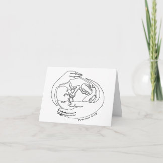 Tarjeta regalo precioso