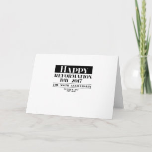 Tarjeta Regalo protestante del aniversario del día de