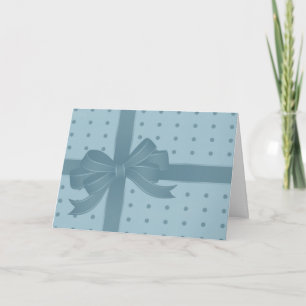 Tarjeta Regalo punteado con arco