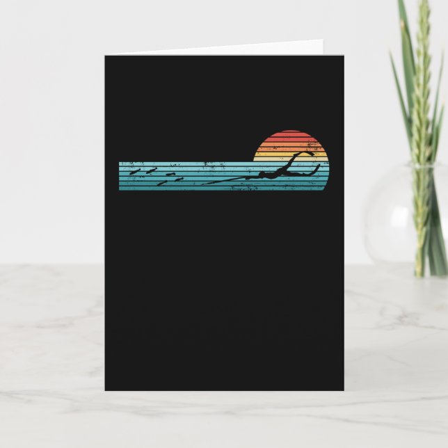 Tarjeta Regalo Retro Vintage Sunset (Anverso)