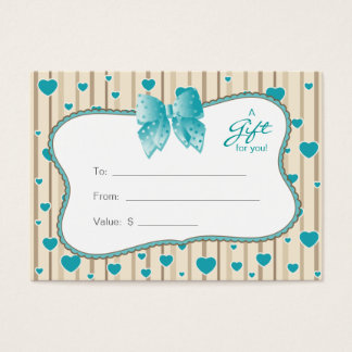 Tarjeta Regalo Salón Spa El día de San Valentín Co