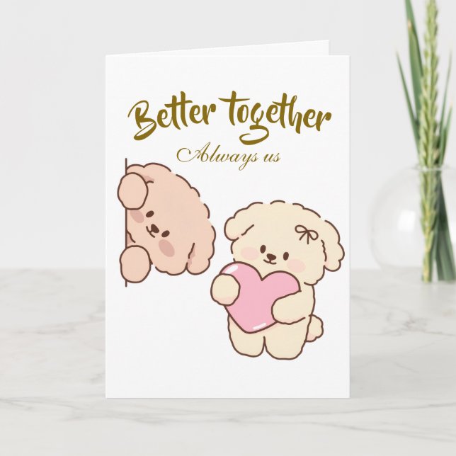 Tarjeta Regalo significativo para parejas – Amor elegante (Anverso)