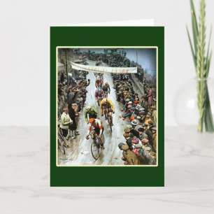 Tarjeta Regalos 1912 de Italia del giro para los ciclistas
