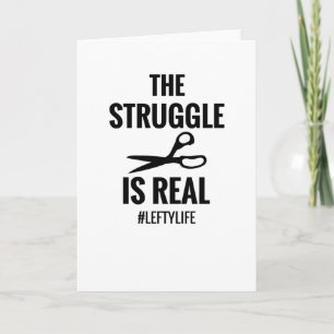 Tarjeta Regalos a la izquierda   Mano izquierda de la mano