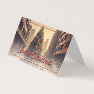 Tarjeta Regalos Bajo un Árbol en un Mundo Apocalíptico Tóx