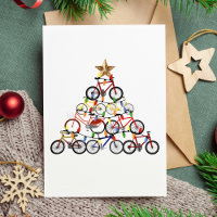 Regalos de adornos para árbol de Navidad de bicicl