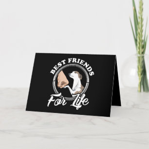 Tarjeta Regalos de Amante de Whippet Sudor de Amantes de W