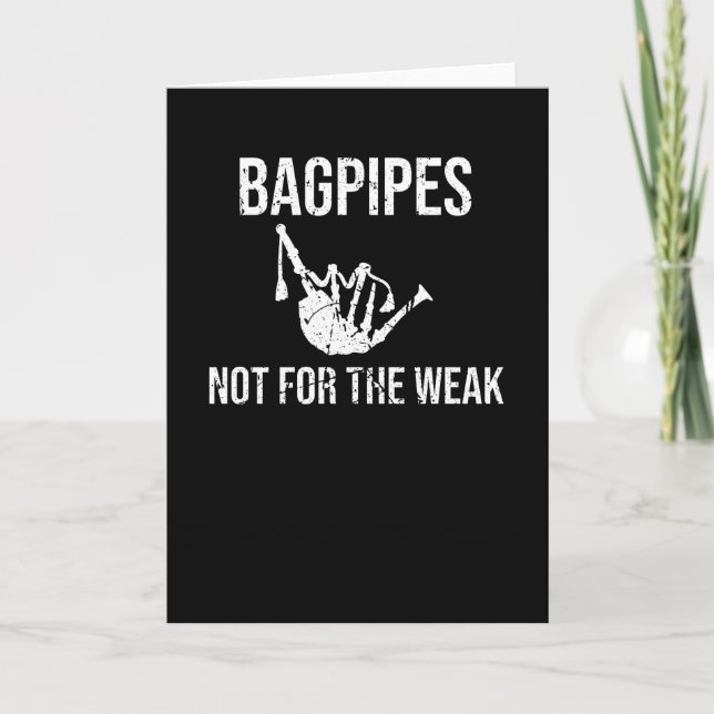 Tarjeta Regalos de Bagpiper Bagpipipe Taxi (Anverso)