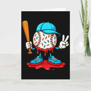 Tarjeta Regalos de béisbol Drip Estilo de vida de béisbol 