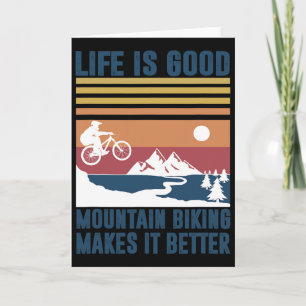 Tarjeta Regalos De Bicicleta De Montaña Para Hombres Mujer
