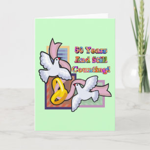 Tarjeta Regalos de Bodas de Oro