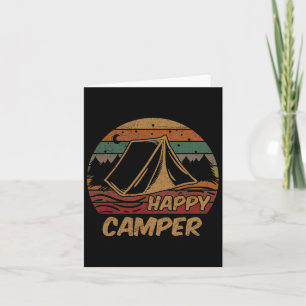 Tarjeta Regalos de camping Feliz Camper Campsite Scout Lov