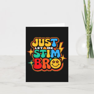 Tarjeta Regalos de conciencia sobre el autismo de Bro Groo