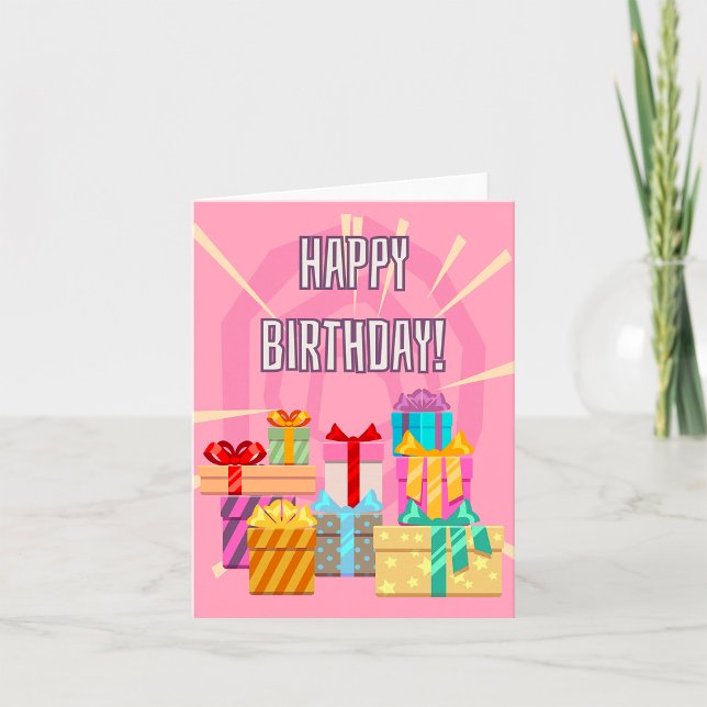 Tarjeta Regalos de cumpleaños felices (Subido por el creador)