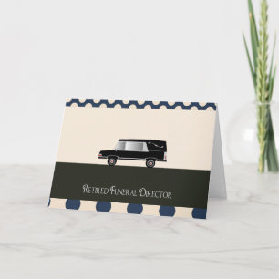 Tarjeta Regalos de director funerario retirado