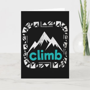 Tarjeta Regalos de escalada en roca con mosquetón Escalar