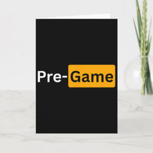 Tarjeta Regalos de fútbol Y - Pre-partido