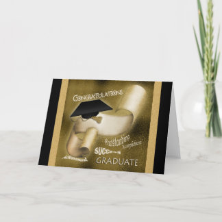 Tarjeta Regalos de graduación de hombres elegantes