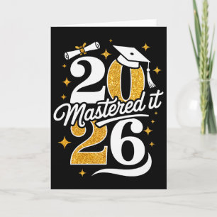 Tarjeta Regalos de graduación de la promoción de 2026 Maes