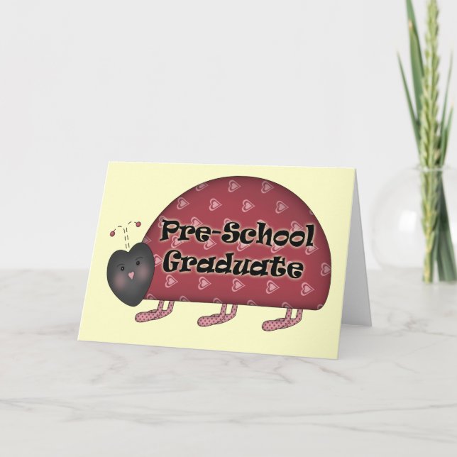 Tarjeta Regalos de graduación preescolar (Anverso)