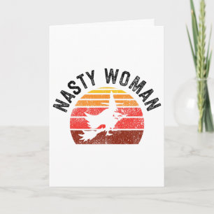 Tarjeta Regalos de Halloween de bruja feminista mujer desa