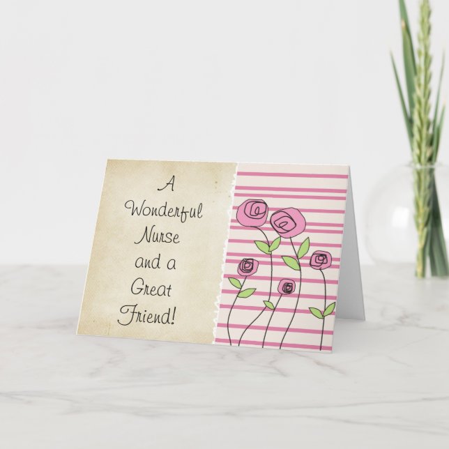 Tarjeta Regalos de Happy Nurs Week (Anverso)